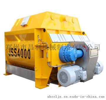 JSS4000双螺旋带混凝土搅拌机
